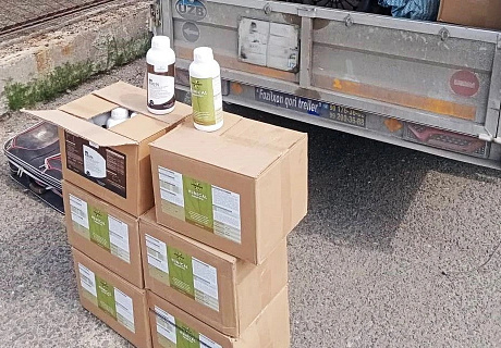 В Оренбуржье не пропустили более тысячи литров удобрений из Узбекистана