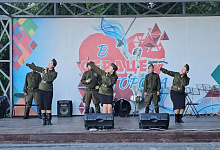 "Фронтовая бригада" из Оренбурга побывала в городе-герое Волгограде